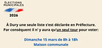 Élections municipales 2026