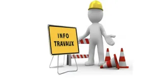Attention travaux du 29 avril au 4 mai matin
